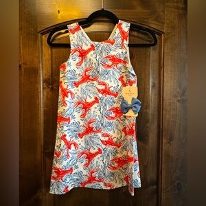 Tommy Bahama Lobster Print Dress Size 7